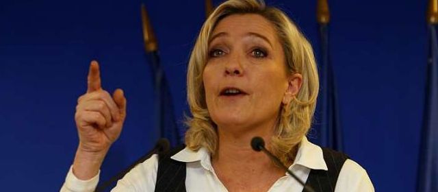 Sondage Marine Le Pen en tête au premier tour de la présidentielle